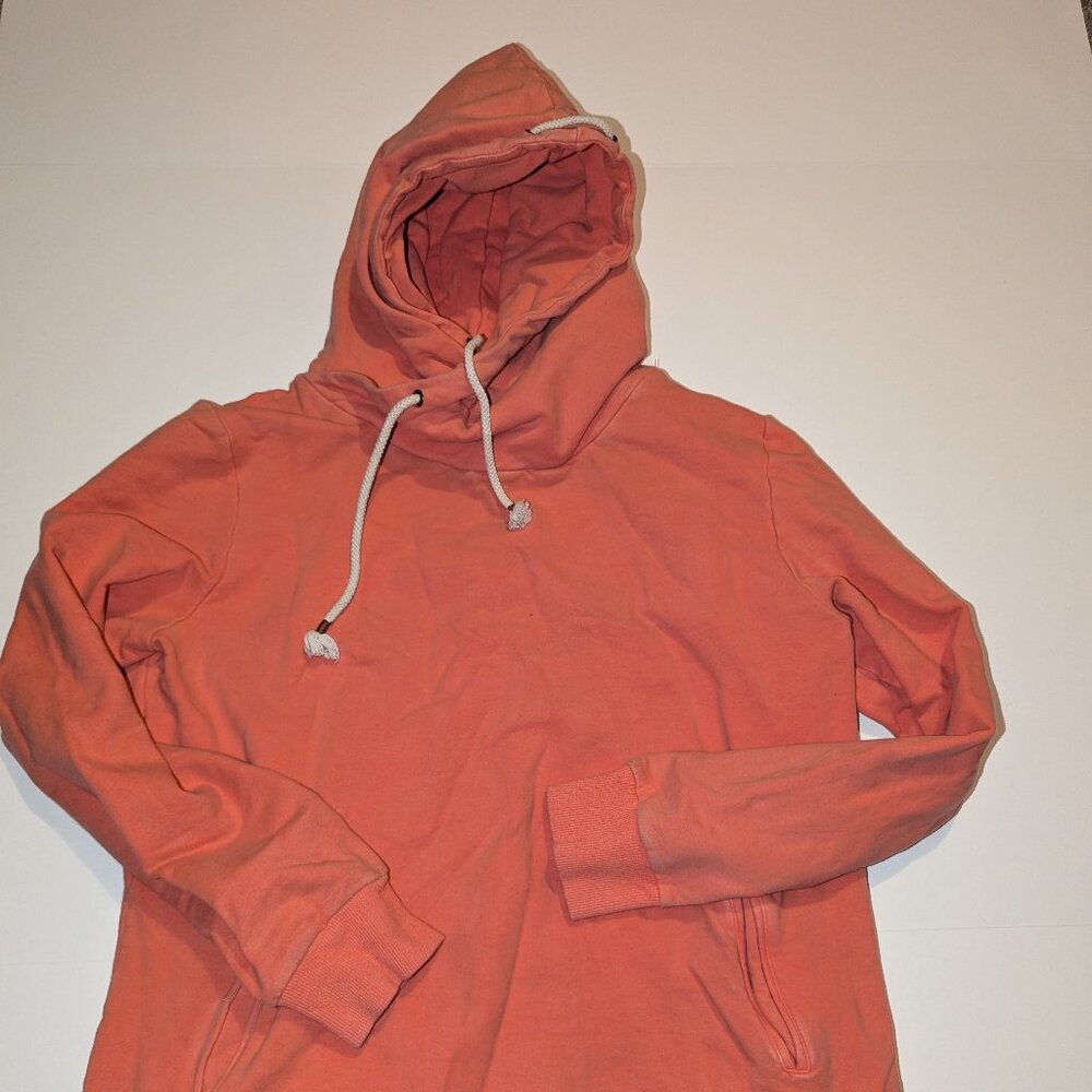 Ampersand Single Hoodie Coral